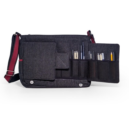 A4 ARTIE -  Black & Maroon