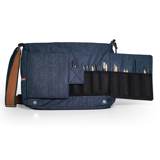 A3 ARTIE - Blue & Camel