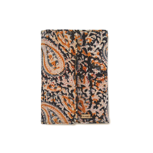 A5 SMARTIE - Kalamkari Black & Ochre - Clearance Sale!
