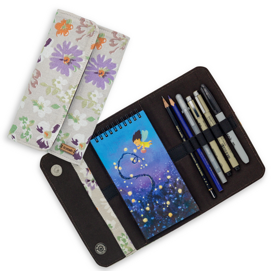 COMPACT SMARTIE - Grey Floral - Clearance Sale!