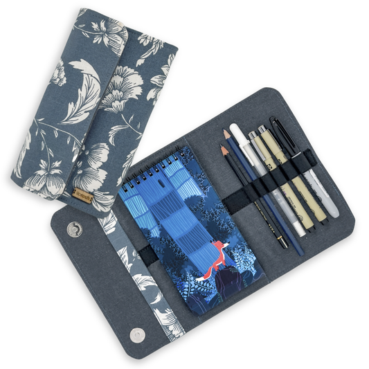 COMPACT SMARTIE - Grey Floral