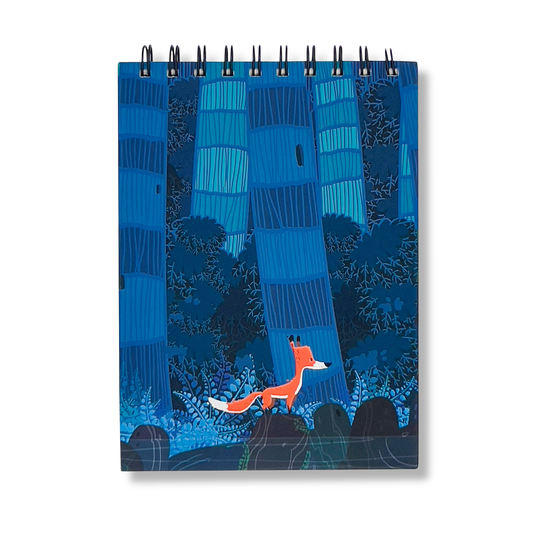 A5 SKETCHBOOK - Fox in the Blue