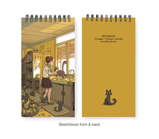 COMPACT SKETCHBOOK - Selene's Cats