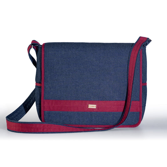 A4 ARTIE LITE - Blue & Marsala