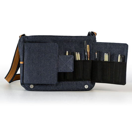 A4 ARTIE -  Charcoal & Camel