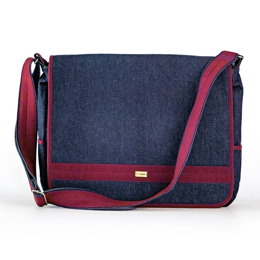 A3 ARTIE - Blue & Marsala